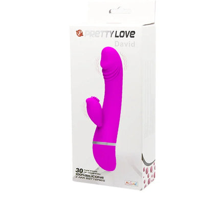 PRETTY LOVE - FLIRTATION VIBRATOR MIT KANINCHEN DAVID