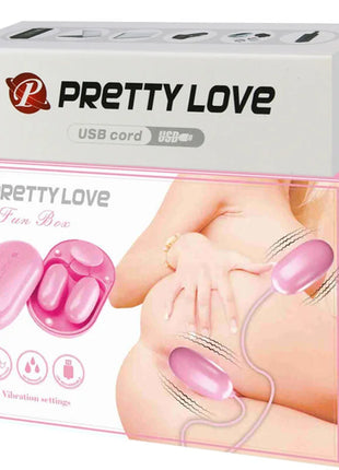 PRETTY LOVE - FUN BOX ROSA VIBRIERENDE KUGEL - Vibrierende Kugeln