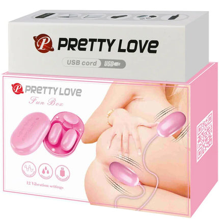 PRETTY LOVE - FUN BOX ROSA VIBRIERENDE KUGEL - Vibrierende Kugeln