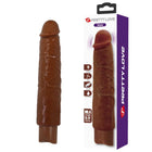 Brauner silicone dildo modell soren von pretty love als gavin realistischer vibrator 25 cm länge 5 cm durchmesser