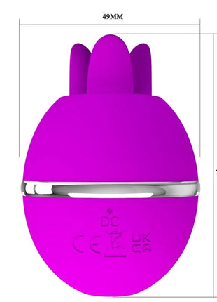 PRETTY LOVE - GEMINI BALL LILA. RUNDER VIBRATOR AUS SILIKON - Auflegvibrator