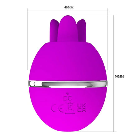 PRETTY LOVE - GEMINI BALL LILA. RUNDER VIBRATOR AUS SILIKON - Auflegvibrator
