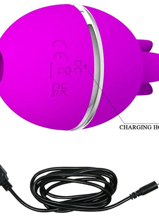 PRETTY LOVE - GEMINI BALL LILA. RUNDER VIBRATOR AUS SILIKON - Auflegvibrator