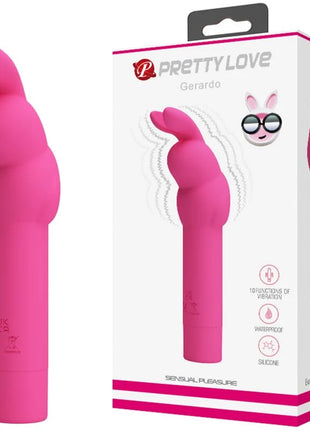 PRETTY LOVE - GERARDO FUSCHIA RABBIT SILIKONVIBRATOR - Minivibrator