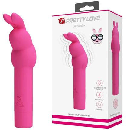 PRETTY LOVE - GERARDO FUSCHIA RABBIT SILIKONVIBRATOR - Minivibrator