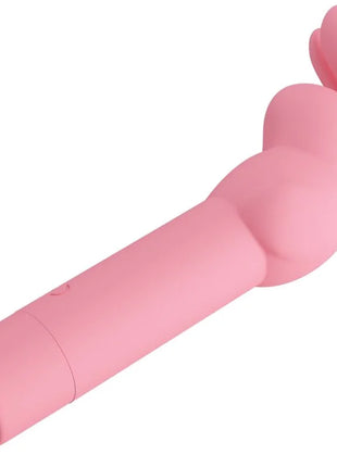 Pink silikon vibrator in hasenform mit glatter, abgerundeter oberfläche aus der serie pretty love gerardo rosa