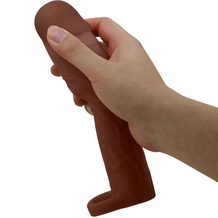 PRETTY LOVE - GERD PENISHÜLLE MIT 7,6 CM VERLÄNGERUNG MULATTE - Penishülle mit Verlängerung