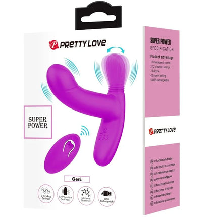 PRETTY LOVE - GERI KLITORIS MASSAGER ROSA FERNBEDIENUNG - G-Punkt-Vibrator
