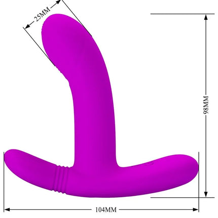 PRETTY LOVE - GERI KLITORIS MASSAGER ROSA FERNBEDIENUNG - G-Punkt-Vibrator