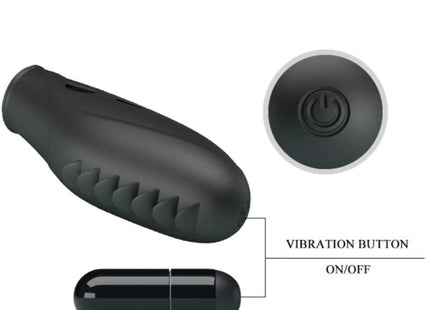 PRETTY LOVE - GILO SILIKON-FINGERVIBRATOR SCHWARZ