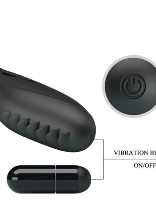 PRETTY LOVE - GILO SILIKON-FINGERVIBRATOR SCHWARZ
