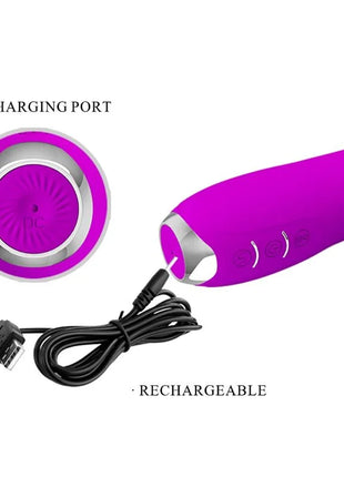 PRETTY LOVE - GLORIA WIEDERAUFLADBARER KANINCHENVIBRATOR WASSERDICHT LILA