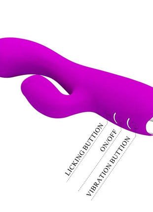 PRETTY LOVE - GLORIA WIEDERAUFLADBARER KANINCHENVIBRATOR WASSERDICHT LILA