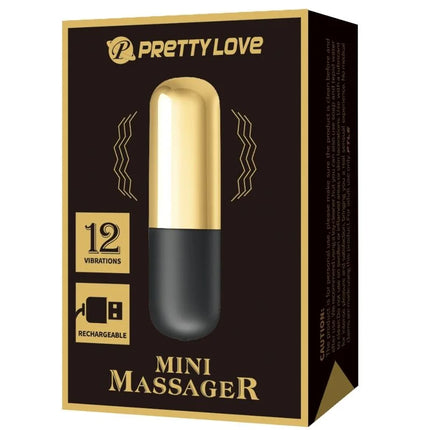 PRETTY LOVE - GOLDENER WIEDERAUFLADBARER KUGELVIBRATOR - Vibrierende Kugeln