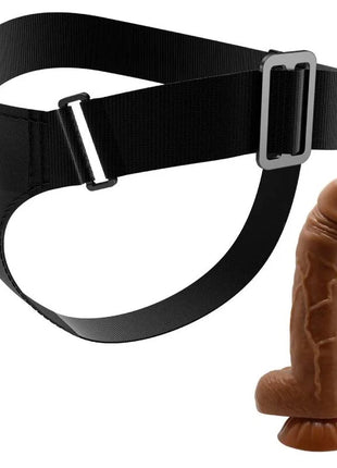 PRETTY LOVE - HARNESS-HOSE UNIVERSAL-HARNESS MIT DILDO MICHEAL 20 CM SCHWARZ - Geschirre