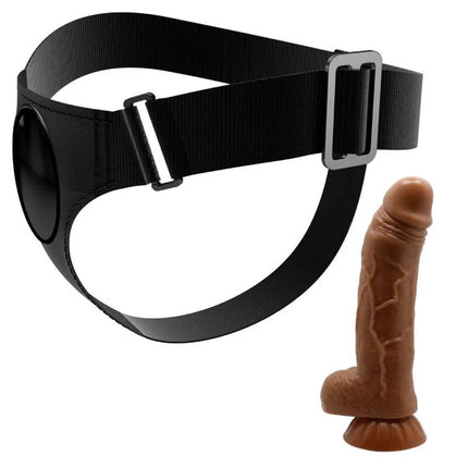 PRETTY LOVE - HARNESS-HOSE UNIVERSAL-HARNESS MIT DILDO MICHEAL 20 CM SCHWARZ - Geschirre