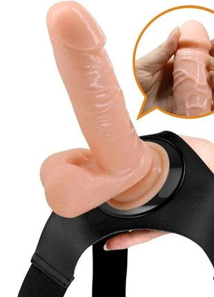 PRETTY LOVE - HARNESS-HOSE UNIVERSAL-HARNESS MIT DILDO TOM 20 CM NATUR - Geschirre