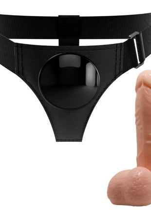 PRETTY LOVE - HARNESS-HOSE UNIVERSAL-HARNESS MIT DILDO TOM 20 CM NATUR - Geschirre