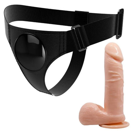 PRETTY LOVE - HARNESS-HOSE UNIVERSAL-HARNESS MIT DILDO TOM 20 CM NATUR - Geschirre