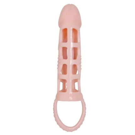 PRETTY LOVE - HARRISON PENIS EXTENDER COVER MIT VIBRATION UND RIEMEN 13.5 CM - Penishülle