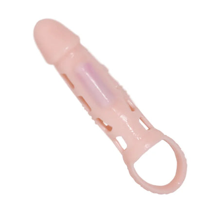 PRETTY LOVE - HARRISON PENIS EXTENDER COVER MIT VIBRATION UND RIEMEN 13.5 CM - Penishülle
