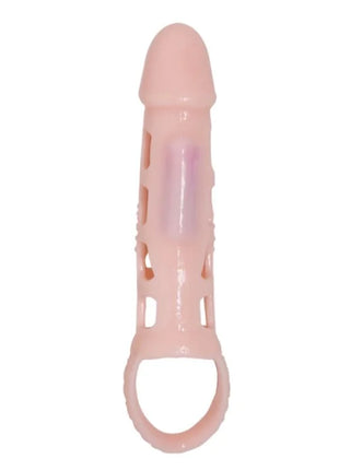 PRETTY LOVE - HARRISON PENIS EXTENDER COVER MIT VIBRATION UND RIEMEN 13.5 CM - Penishülle