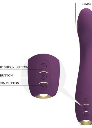 PRETTY LOVE - HECTOR ELECTROSHOCK VIBRATOR PER APP-STEUERUNG LILA - G-Punkt-Vibrator