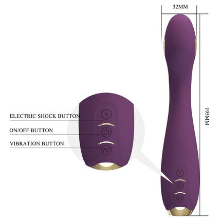 PRETTY LOVE - HECTOR ELECTROSHOCK VIBRATOR PER APP-STEUERUNG LILA - G-Punkt-Vibrator