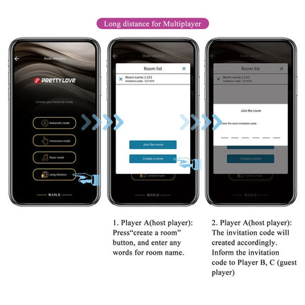 PRETTY LOVE - HECTOR ELECTROSHOCK VIBRATOR PER APP-STEUERUNG LILA - G-Punkt-Vibrator