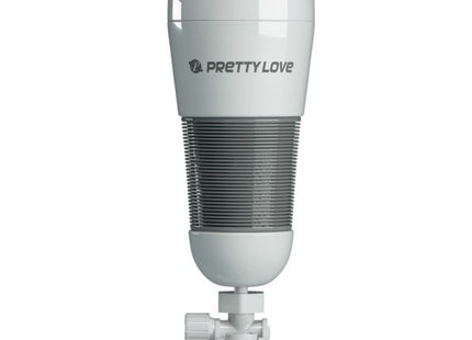 Weißer plastik suction cup mount von prettylove mit geriffeltem mittleren bereich für den vagina-masturbator hedy