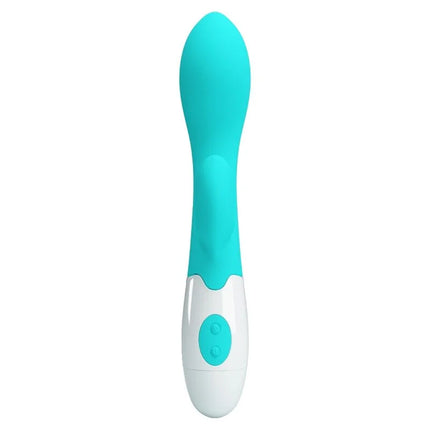 Aqua grün silikon-handgriff G-Punkt-Vibrator von Pretty Love mit ergonomischem, glattem Design und Vibrationsfunktion