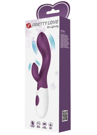 Pretty love helliger g-spot-vibrator lila in lila und weiß mit glattem, ergonomischem design und sanfter vibration