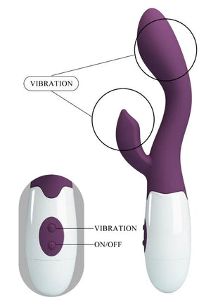 Lila und weiße silikon vibratoren mit fernbedienung von pretty love helliger g spot vibrator zur stimulierung