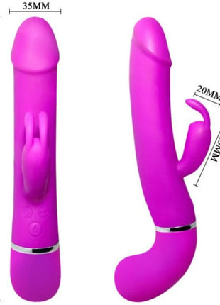PRETTY LOVE - HENRY VIBRATOR MIT 12 VIBRATIONSMODI UND SQUIRT-FUNKTION - Rabbit-Vibrator