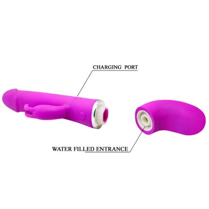 PRETTY LOVE - HENRY VIBRATOR MIT 12 VIBRATIONSMODI UND SQUIRT-FUNKTION - Rabbit-Vibrator
