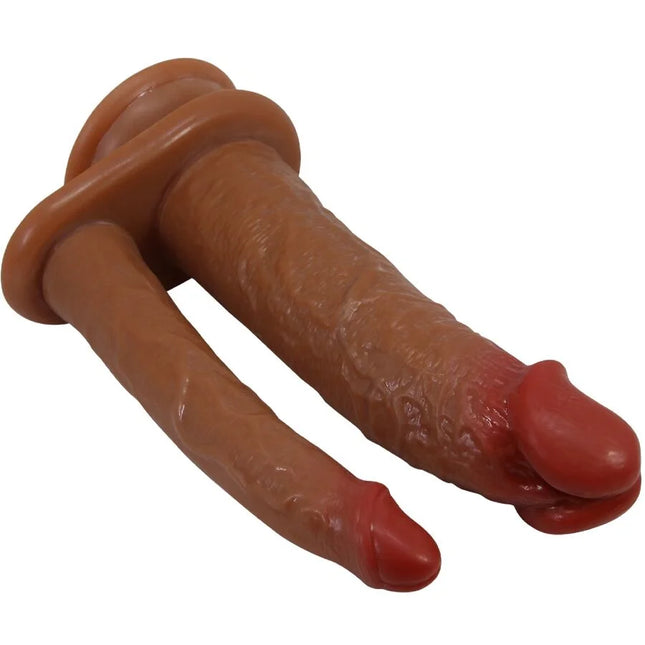 PRETTY LOVE - HULBERT DOPPELTER REALISTISCHER DILDO MIT VIBRATION - Doppeldildo
