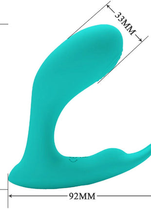 PRETTY LOVE - IDABELLE VIBRATION & PULSATION FERNBEDIENUNG BLAU