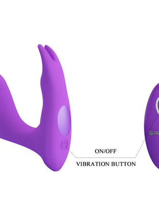 PRETTY LOVE - IDABELLE VIBRATION & PULSATION FERNBEDIENUNG VIOLETT