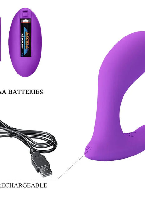 PRETTY LOVE - IDABELLE VIBRATION & PULSATION FERNBEDIENUNG VIOLETT