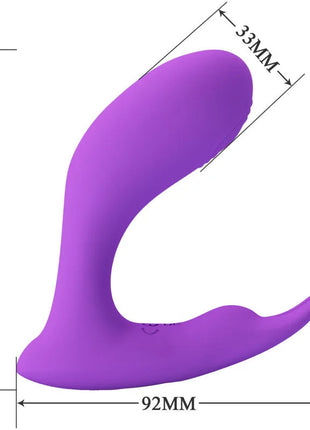 PRETTY LOVE - IDABELLE VIBRATION & PULSATION FERNBEDIENUNG VIOLETT