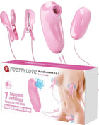 PRETTY LOVE - IMONIE 3-IN-1 MULTIFUNKTIONALES SET MIT SAUGNAPF BRUSTWARZEN UND KLITORIS