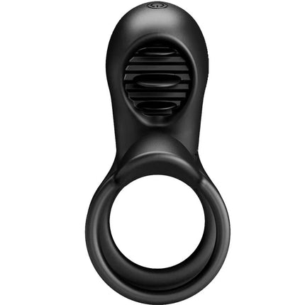 PRETTY LOVE - JAMMY PENIS-HÜLLE 12 VIBRATIONEN MIT WIEDERAUFLADBARER SILIKON-ZUNGE - Penisring für Paare