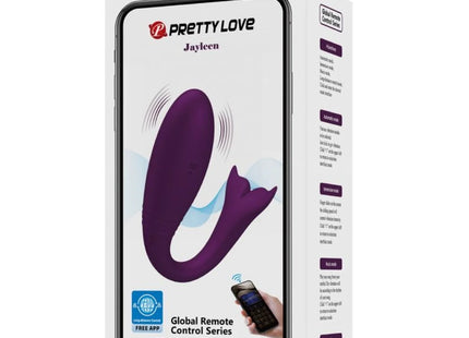 PRETTY LOVE - JAYLEEN VIBRATOR MIT APP-FERNBEDIENUNG LILA - Vibrierendes Ei