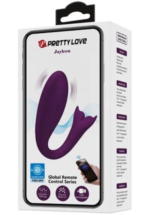 PRETTY LOVE - JAYLEEN VIBRATOR MIT APP-FERNBEDIENUNG LILA - Vibrierendes Ei