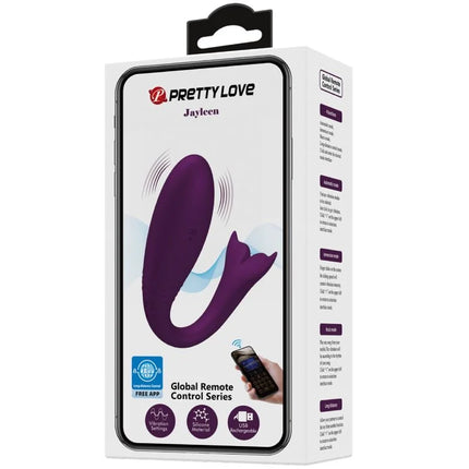 PRETTY LOVE - JAYLEEN VIBRATOR MIT APP-FERNBEDIENUNG LILA - Vibrierendes Ei