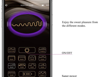 PRETTY LOVE - JAYLEEN VIBRATOR MIT APP-FERNBEDIENUNG LILA - Vibrierendes Ei
