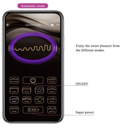PRETTY LOVE - JAYLEEN VIBRATOR MIT APP-FERNBEDIENUNG LILA - Vibrierendes Ei