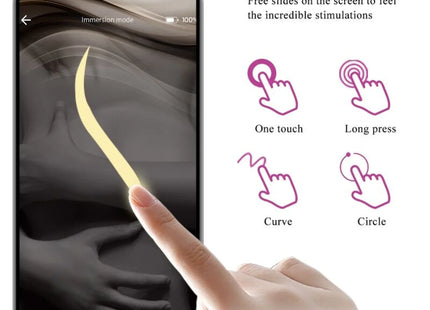 PRETTY LOVE - JAYLEEN VIBRATOR MIT APP-FERNBEDIENUNG LILA - Vibrierendes Ei