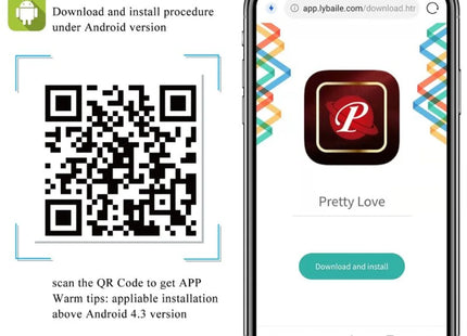 PRETTY LOVE - JAYLEEN VIBRATOR MIT APP-FERNBEDIENUNG LILA - Vibrierendes Ei