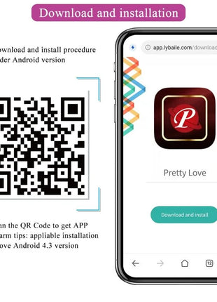 PRETTY LOVE - JAYLEEN VIBRATOR MIT APP-FERNBEDIENUNG LILA - Vibrierendes Ei